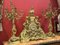 19th Century French Gilt Bronze Candelabras and Clock Garniture 1