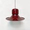 Italian Space Age Burgundy Pendant Light by Joe Colombo for Stilnovo, 1974, Image 4