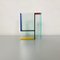 Mid-Century Italian Modern Transparent & Colored Acrylic Glass Vase from PO, 1980s 2