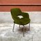 Italienische Mid-Century Sessel aus Stahl & grünem Samt, 1960er, 2er Set 7