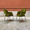 Mid-Century Italian Steel & Green Velvet Armchairs, 1960s, Set of 2, Image 3