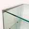 Italian Modern Glass Exhibitor Bookcase on Wheels by Gallotti & Radice, 1970s, Set of 2 9