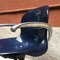 Mid-Century Italian Modern Blue Plastic Swivel Chair, 1970s 7