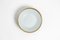White & Gold 26cm Salad Bowl from Stella Fatucchi Art Porcelain 1