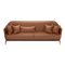 Bhutan Brown Leather Sofa by Javier Gomez 2
