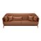 Bhutan Brown Leather Sofa by Javier Gomez, Image 2