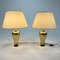 Massive Hollywood Regency Brass Table Lamps, 1970s, Set of 2 4