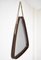 Triangular Mirror with Teak Frame, 1960s, Image 2