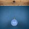 Lampada sferica vintage in vetro di Murano blu, Italia, anni '60, Immagine 10