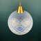 Lampe à Suspension Sphère Vintage en Verre de Murano Bleu, Italie, 1960s 1