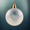 Vintage Blue Murano Sphere Ball Pendant Lamp, Italy, 1960s 4