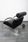 Black Leather Zyklus Armchair by Peter Maly for COR 5