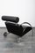 Black Leather Zyklus Armchair by Peter Maly for COR 3