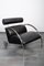 Black Leather Zyklus Armchair by Peter Maly for COR 1