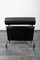 Black Leather Zyklus Armchair by Peter Maly for COR 4