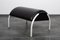 Black Leather Zyklus Stool by Peter Maly for COR 5