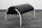 Black Leather Zyklus Stool by Peter Maly for COR 1