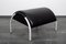 Black Leather Zyklus Stool by Peter Maly for COR 7