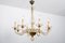 French Smoked Glass Chandelier 5