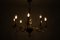 French Smoked Glass Chandelier 6