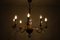French Smoked Glass Chandelier 2