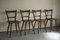 Mid-Century French Primitive Dining Chairs, 1950s, Set of 4 1