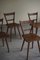 Mid-Century French Primitive Dining Chairs, 1950s, Set of 4, Image 10