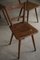 Mid-Century French Primitive Dining Chairs, 1950s, Set of 4 8