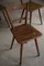 Mid-Century French Primitive Dining Chairs, 1950s, Set of 4, Image 8