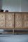 Credenza Mid-Century brutalista in legno di quercia massiccio, Danimarca, anni '50, Immagine 5