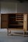 Credenza Mid-Century brutalista in legno di quercia massiccio, Danimarca, anni '50, Immagine 11