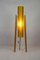 Lampada da terra Rocket in fibra di vetro e legno di Novoplast Sered, anni '60, Immagine 15