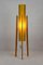 Fiberglass & Wood Rocket Floor Lamp from Novoplast Sered, 1960s 2