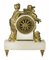 19th Century French Gilded Bronze & Marble Mantel Clock, Image 9