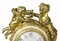 19th Century French Gilded Bronze & Marble Mantel Clock, Image 8