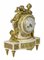 19th Century French Gilded Bronze & Marble Mantel Clock, Image 2
