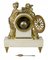 19th Century French Gilded Bronze & Marble Mantel Clock, Image 5