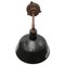 Vintage Industrial Black Enamel Cast Iron Factory Sconce Wall Lamps 3