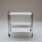 Vintage White Metal Serving Trolley, 1960s, Image 3