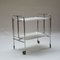 Vintage White Metal Serving Trolley, 1960s 1