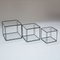Glass Isocele Nesting Tables by Max Sauze, Set of 3, Image 1