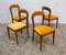 Chaises en Noyer, 1950s, Set de 4 11