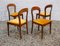 Walnut Chairs, 1950s, Set of 4, Image 13