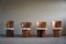 Scandinavian Modern Stump Dining Chairs, Sweden, 1980s, Set of 4, Image 5