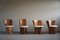 Scandinavian Modern Stump Dining Chairs, Sweden, 1980s, Set of 4 1