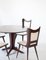Italian Round Wooden Dining Table with Chairs by Carlo Ratti, Set of 5 10