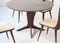 Italian Round Wooden Dining Table with Chairs by Carlo Ratti, Set of 5 7