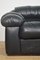 Black Leather Armchairs, 1970s, Set of 2 7
