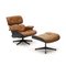Lounge Chair & Ottoman by Charles & Ray Eames for ICF, 1960s, Set of 2 1