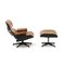 Lounge Chair & Ottoman by Charles & Ray Eames for ICF, 1960s, Set of 2, Image 2